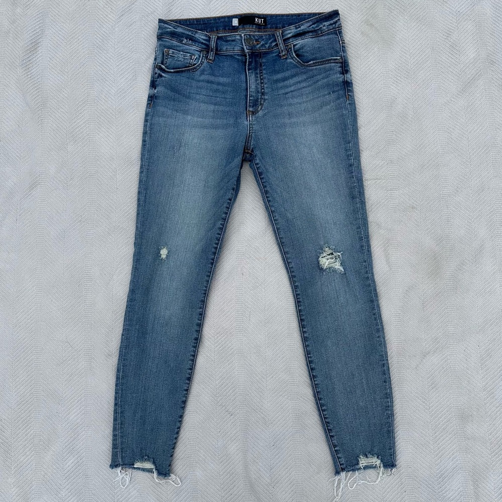 Kut From the Kloth Connie high rise ankle skinny jeans